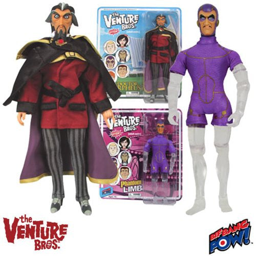 The Venture Bros. Dr. Orpheus & Phantom Limb Figures Case   