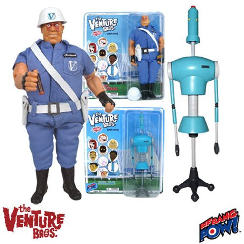 The Venture Bros. Sgt. Hatred and H.E.L.P.eR. Figures Case  