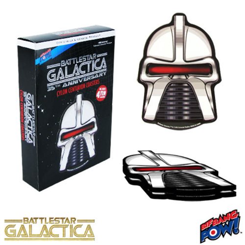 Battlestar Galactica Cylon Centurion Coasters Set of 4      