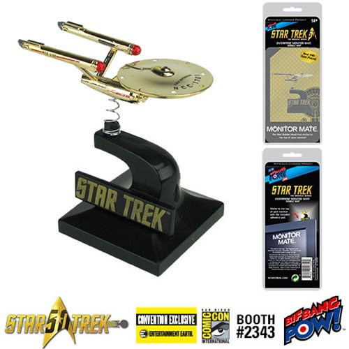 Star Trek: TOS 24kt Enterprise Monitor Mate - Conv. Excl.   