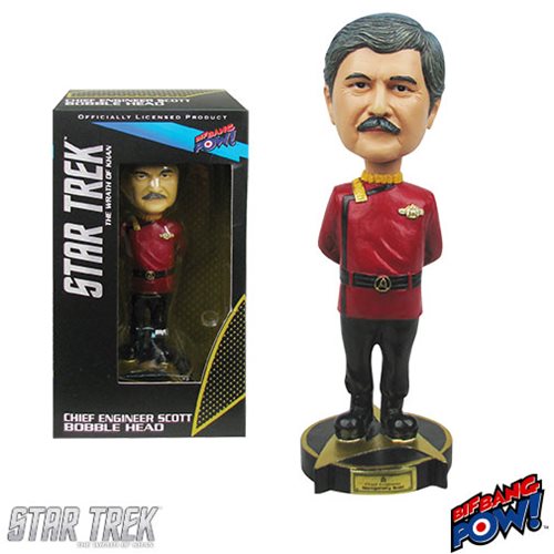 Star Trek II: The Wrath of Khan Engineer Scotty Bobble Head 