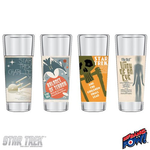 Star Trek The Original Series Fine Art Shot Glasses Set 2   