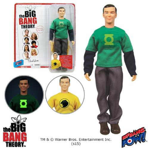 Big Bang Theory Sheldon Green Lantern/Hawkman 8-Inch Figure 