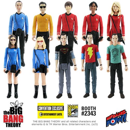 The Big Bang Theory TOS 3 3/4-Inch Figures Case - Con Excl. 