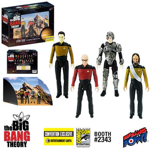 The Big Bang Theory/TNG 3 3/4 Figure Set - Convention Excl. 