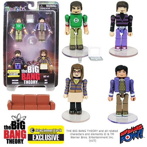 The Big Bang Theory Minimates Set 1 - EE Exclusive          