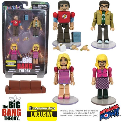 The Big Bang Theory Minimates Set 2 - EE Exclusive          