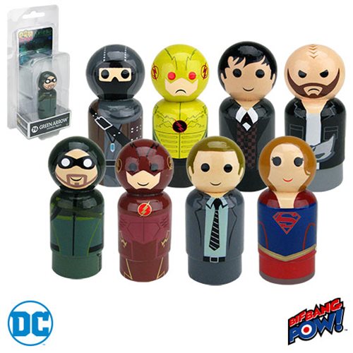 DC Comics Live Action TV Pin Mate Wooden Figure Case        