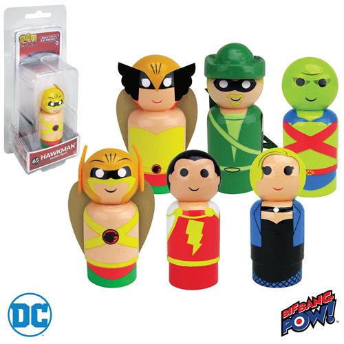 DC Comics Classic Pin Mate Wooden Figure Wave 2 Case        