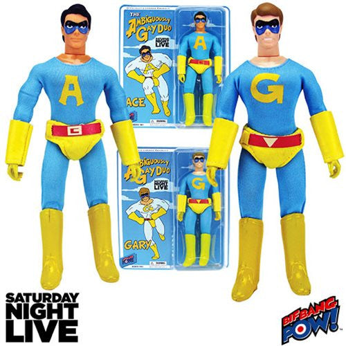 Saturday Night Live Ace and Gary 8-Inch Action Figures Case 