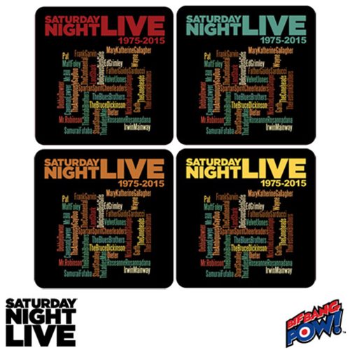 Saturday Night Live 40th Anniversary Coasters Set of 8      