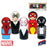 Spider-Man Pin Mate Wooden Figure Set of 5                  