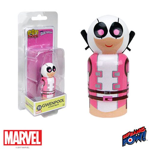 Gwenpool Pin Mate Wooden Figure                             