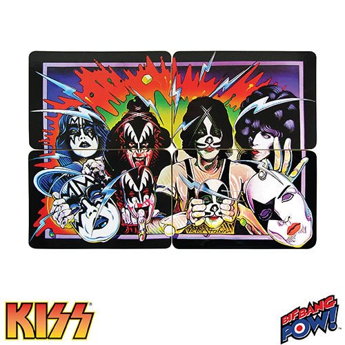 KISS Unmasked Coaster Set of 4                              