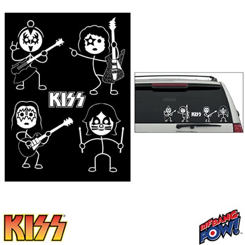 KISS Window Decals Set of 2 Sheets - Convention Exclusive   