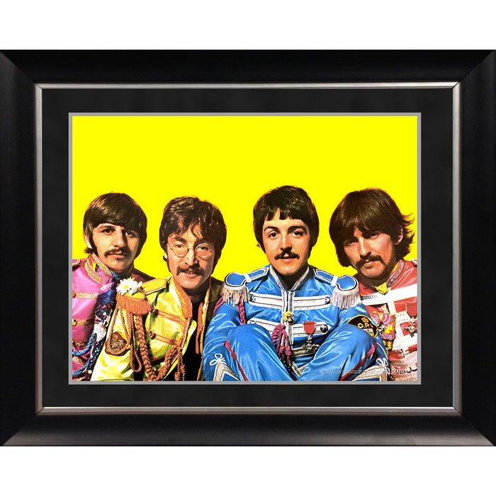 The Beatles 'Sgt. Pepper Lonely Hearts Costumes' 11x14 Framed Photo