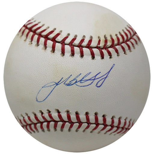 Josh Beckett Signed MLB Baseball (Imperfect)