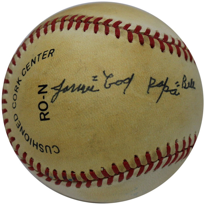 James Cool Papa Bell Signed ONL Giamatti Baseball (JSA)