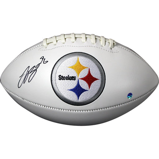 LeVeon Bell Signed Pittsburgh Steelers White Panel Football