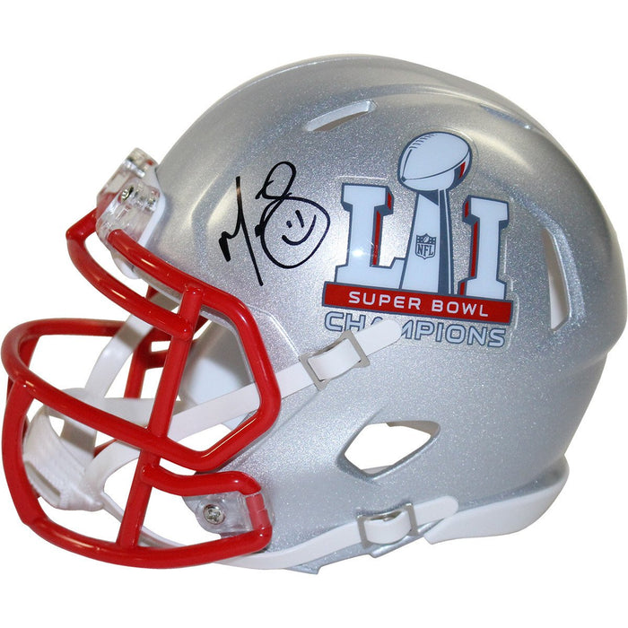 Martellus Bennett Signed New England Patriots Super Bowl 51 Champions Mini Helmet