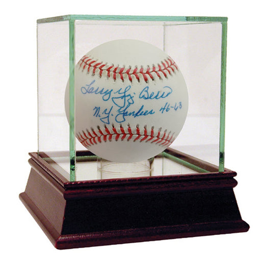 Yogi Berra Signed OAL Budig Baseball NY Yankees 46-63 Inscription JSA