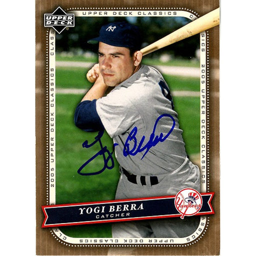 Yogi Berra Upper Deck Classics Card SSM Holo