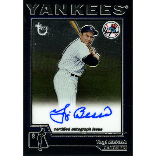 Yogi Berra 2004 Topps Autograph Issued Card