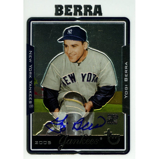 Yogi Berra 2005 Topps Autograph Issued Card