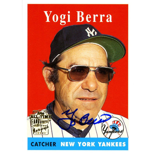 Yogi Berra 2004 Topps All-Time Fan Favorites Autograph Issued Card