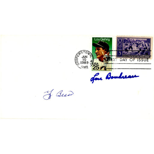 Yogi Berra/Billy Herman Signed Cachet Envelope