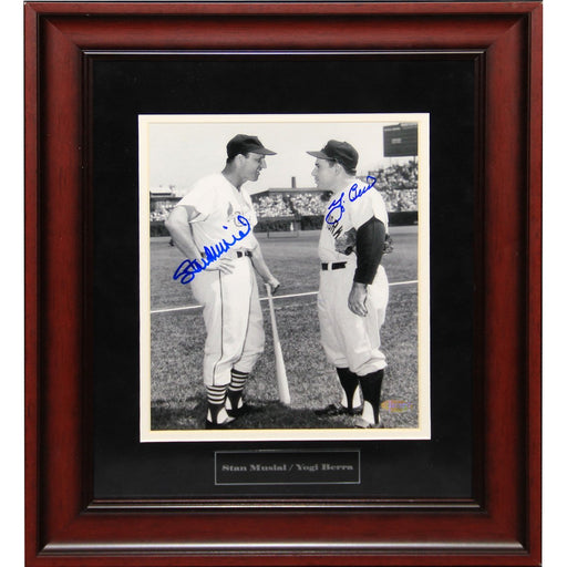 Yogi Berra & Stan Musial Signed 8x10 Photo