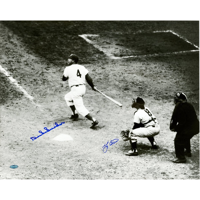 Yogi Berra/Duke Snider Dual Signed B/W 16x20 Photo