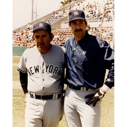 Yogi Berra/Dale Berra Unsigned Color 16x20 Photo