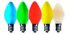 C7 Multi-Color Ceramic Bulbs 5-Watt (25 Pack)