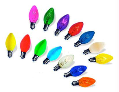 C7 Color Bulbs 5-Watt (25 Pack)