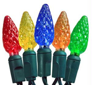 100 LED Strawberry C6 Multi-Color Set w-4  Spacing