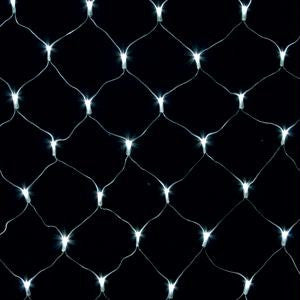 200 LED White Chasing Net Light Set