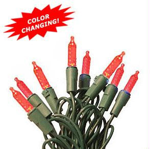 35 LED M5 Color Changing Red-Green Light Set w-4" Spacing