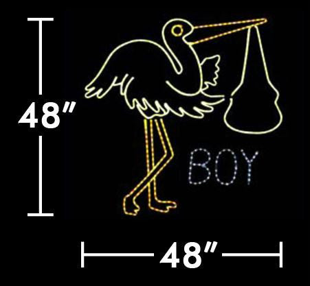 4' Boy Birth Announcement