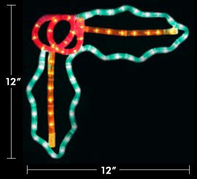 LED 2 Leaf Holly