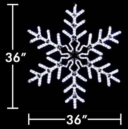 36" LED Snowflake