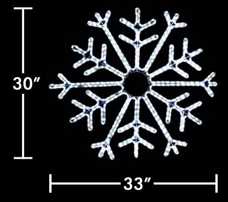 36" LED Snowflake