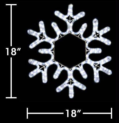 19" LED Snowflake