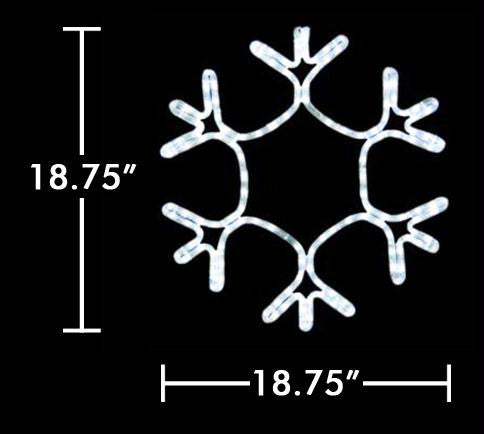 19" LED Snowflake