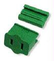 SPT1 Green Female Plug (12 Pack)