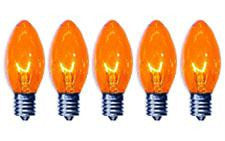 C9 Amber Twinkle Bulbs 7-Watt (25 Pack)