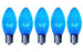 C9 Blue Twinkle Bulbs 7-Watt (25 Pack)