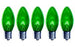 C9 Green Twinkle Bulbs 7-Watt (25 Pack)