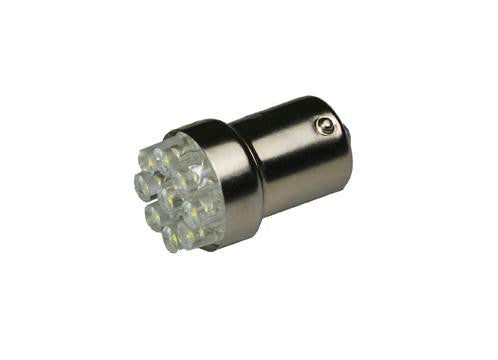 9 LED 12V Cool White 1157 Bayonet Bulb (100 )