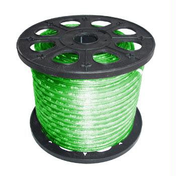 150' 5-Wire 120-Volt 5-8" Green Rope Light Spool